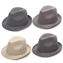 Летняя мужская шляпа от солнца, льняная, для путешествий, для улицы, пляжа, джаза, повседневная, фетровая Кепка, Gorras Para Hombre Casquette Homme