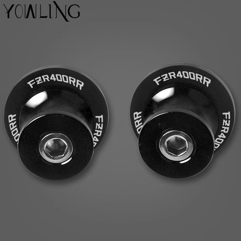 

For YAMAHA FZR400RR FZR 400RR FZR400 RR YZF R1 FZ1 FAZER Motorcycle Accessories CNC Swingarm Sliders Spools Stand Screws