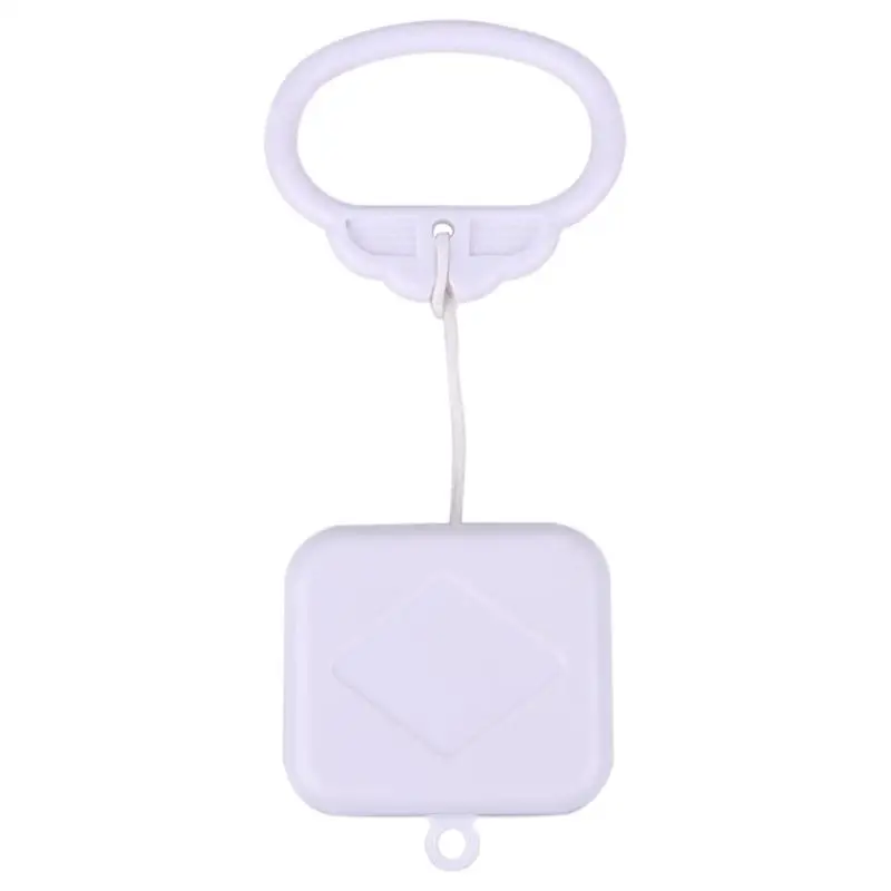 

Pull Ring Music Box White ABS Plastic Pull String Infant Kids Clockwork Cord Music Box Infant Kids Bed Bell Baby Rattles Toys
