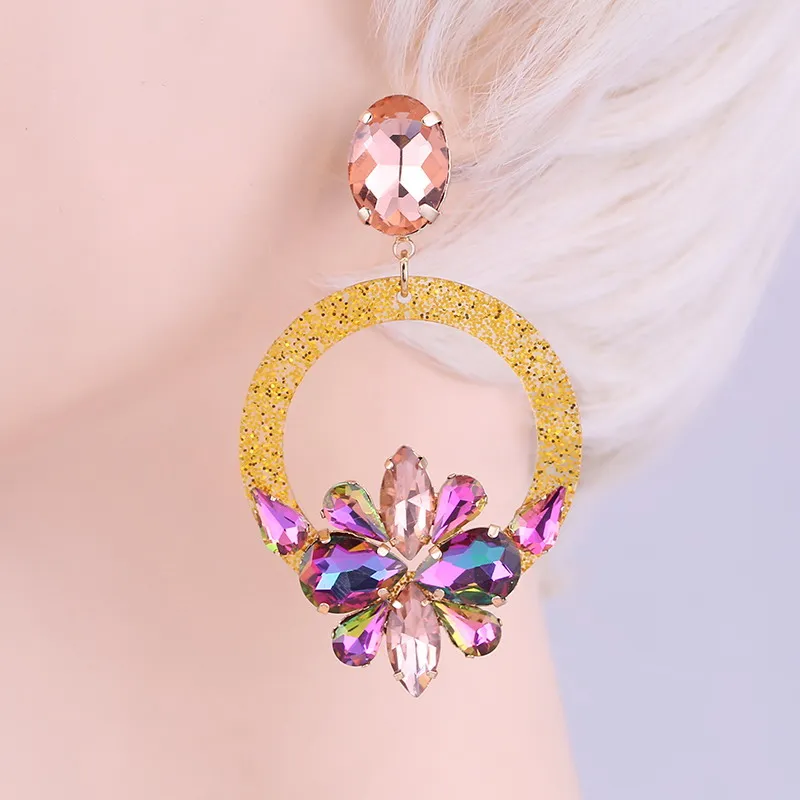 Earrings Champagne Rose