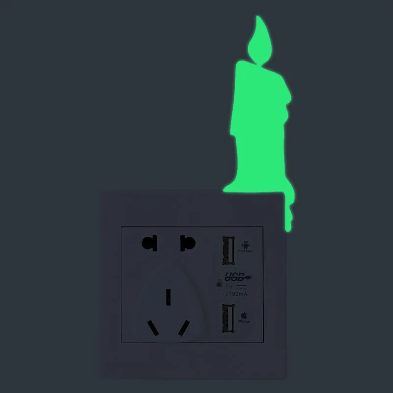 

Decoration Maison Candle Accessory Stick Carved Switch Sticking For Kids Bedroom Romantic Night Wall Home