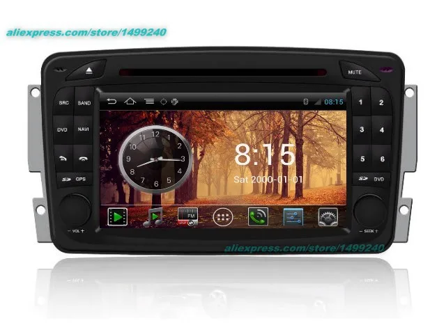 Liandlee 2 din Car Android для Mercedes Benz C W203 2001~ 2004 навигационный GPS радиоприемник Nav Карты CD DVD проигрыватель аудио ТВ HD экран OBD2