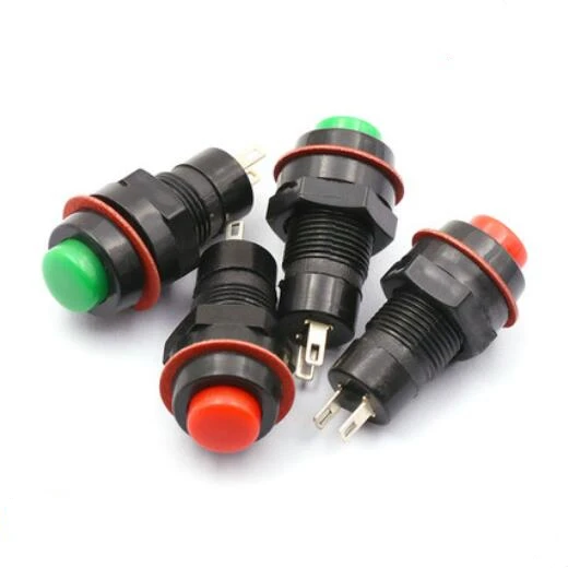 

6pcs self-reset Push Button Switch 10mm Self Return Momentary Push Button Switch
