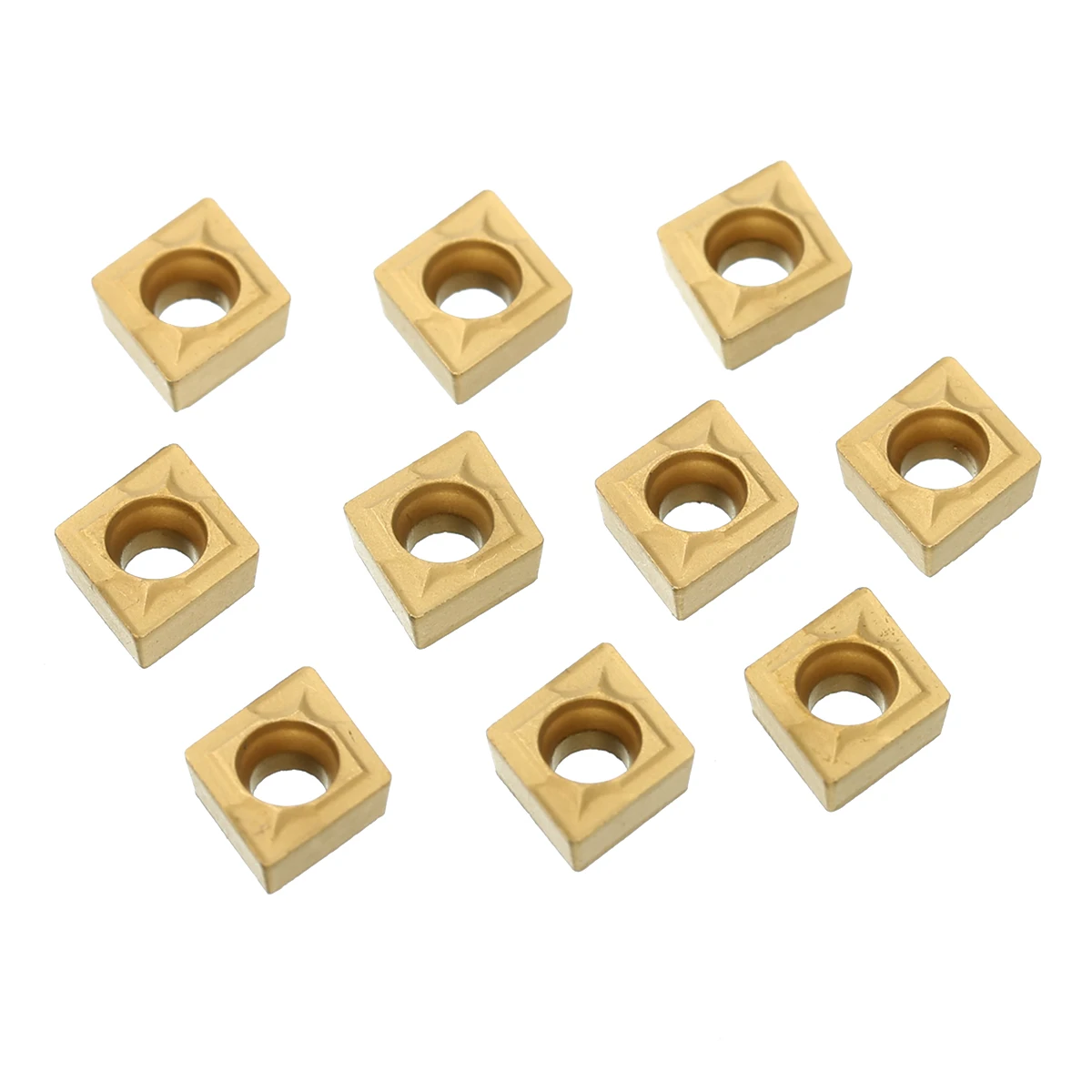 10 шт. Mayitr Gold CCMT060204 US735 CCMT21.51 Токарные вставки с ЧПУ машинные коробкой для токарного