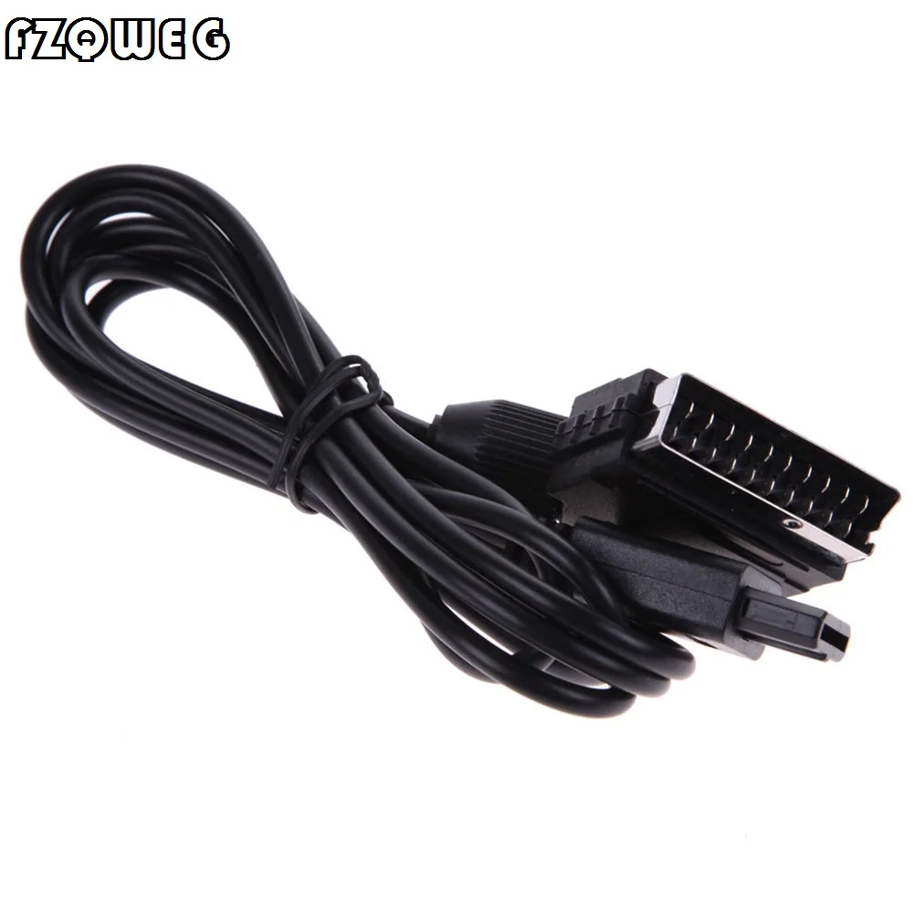 

FZQWEG A/V TV Video Scart RGB Cable Lead Replacement Fit For Nintendo SNES Gamecube N64 PAL Console