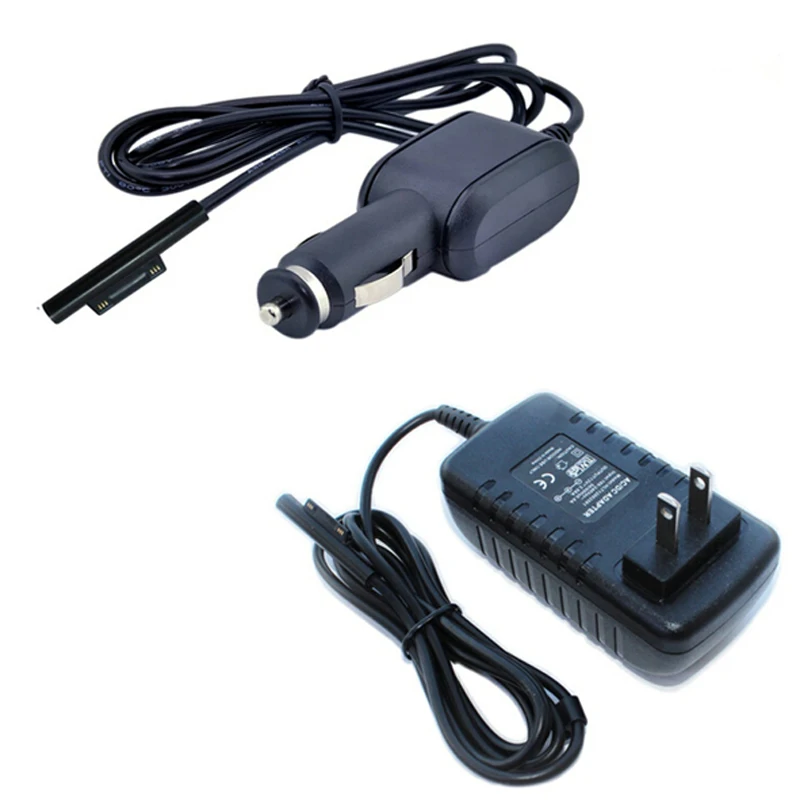 

2in1 EU / US Plug AC DC 12V 2.58A Home Travel Cord + Car Charger Power Supply Adapter For Microsoft Surface Pro 3 Pro3 Pro 4 4