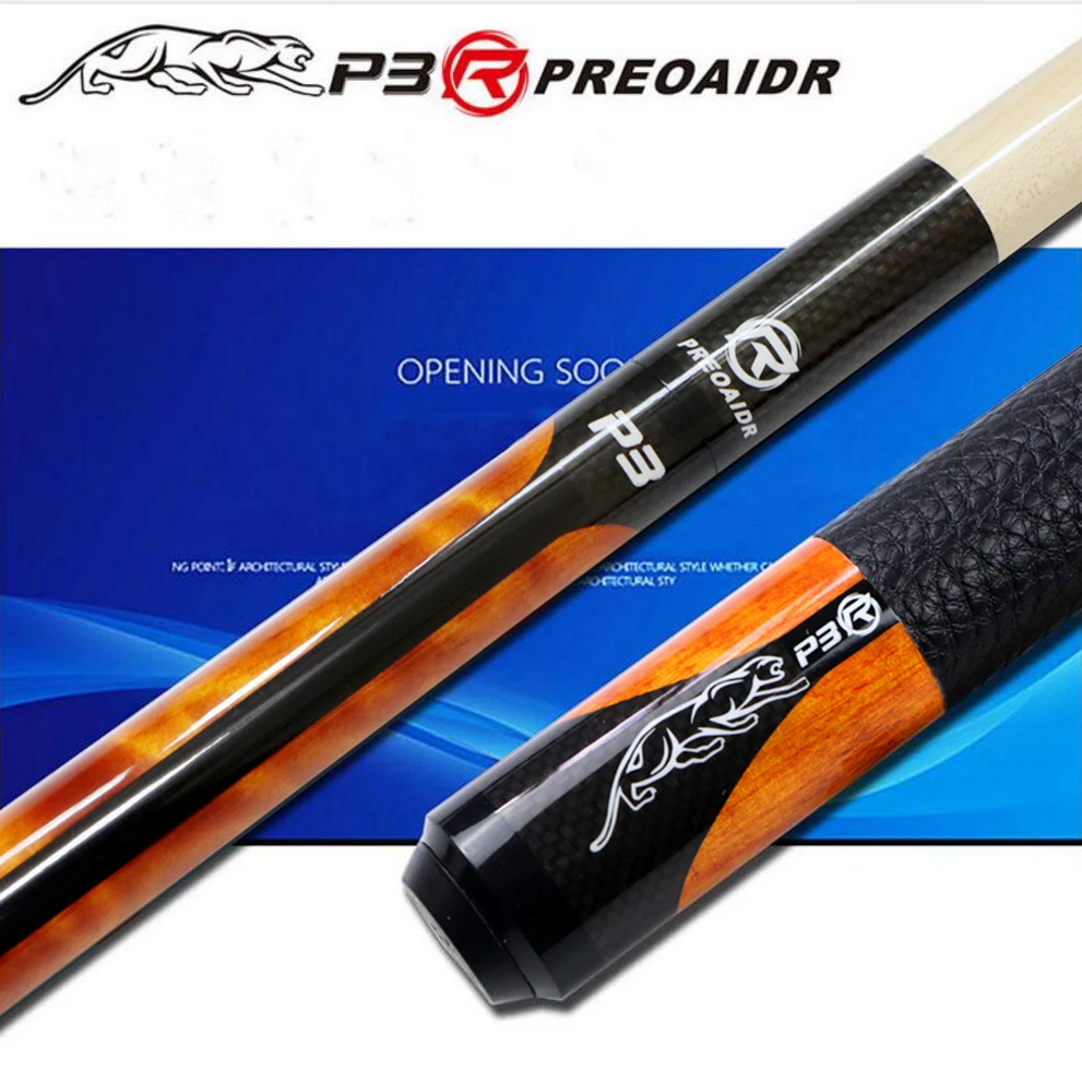 Billig PREOAIDR 3142 P3R Pool Queue Billard Stick 10mm 11,5mm 13mm Spitze Blau Orange  weiß Braun Farbe Professionelle 2019 China Pool Queue