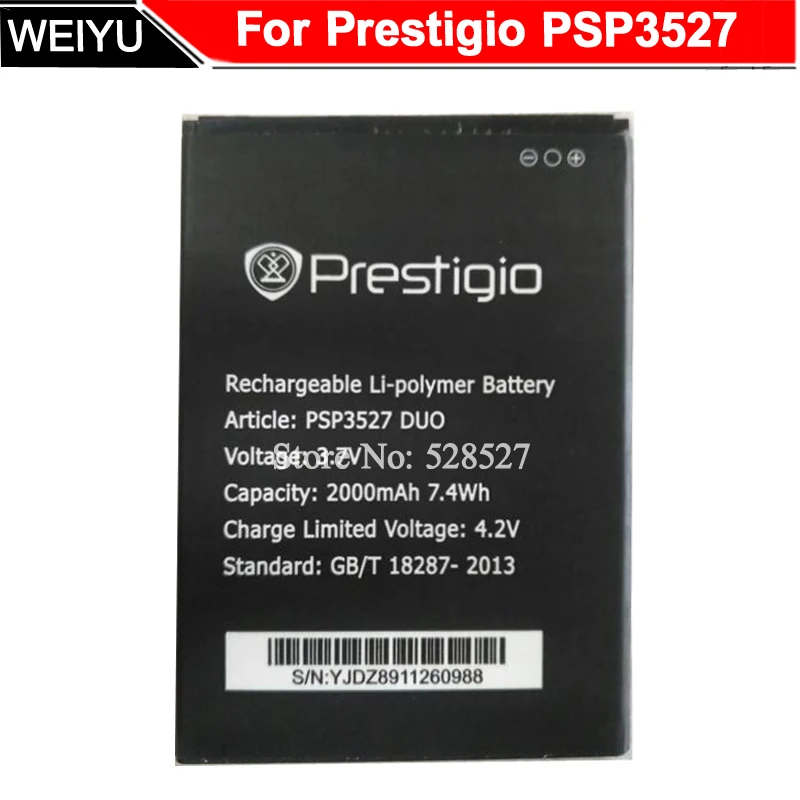 Аккумулятор PSP3527 для Prestigio Wize NK3 DUO аккумулятор 2000 мАч | Мобильные телефоны и