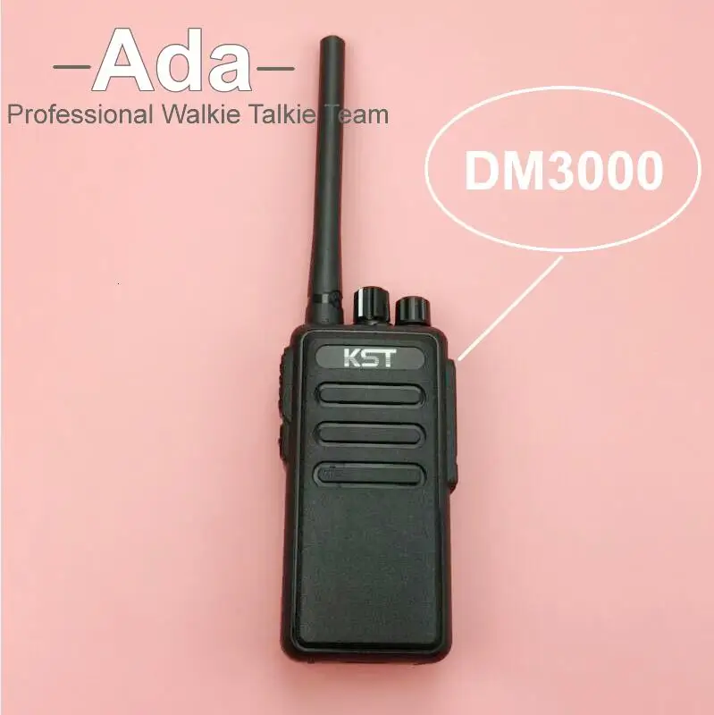 

Walkie Talkie KST DM3000 DMR 400-470MHz 8W FM Transceiver 16CH Portable Ham Radio A7214A