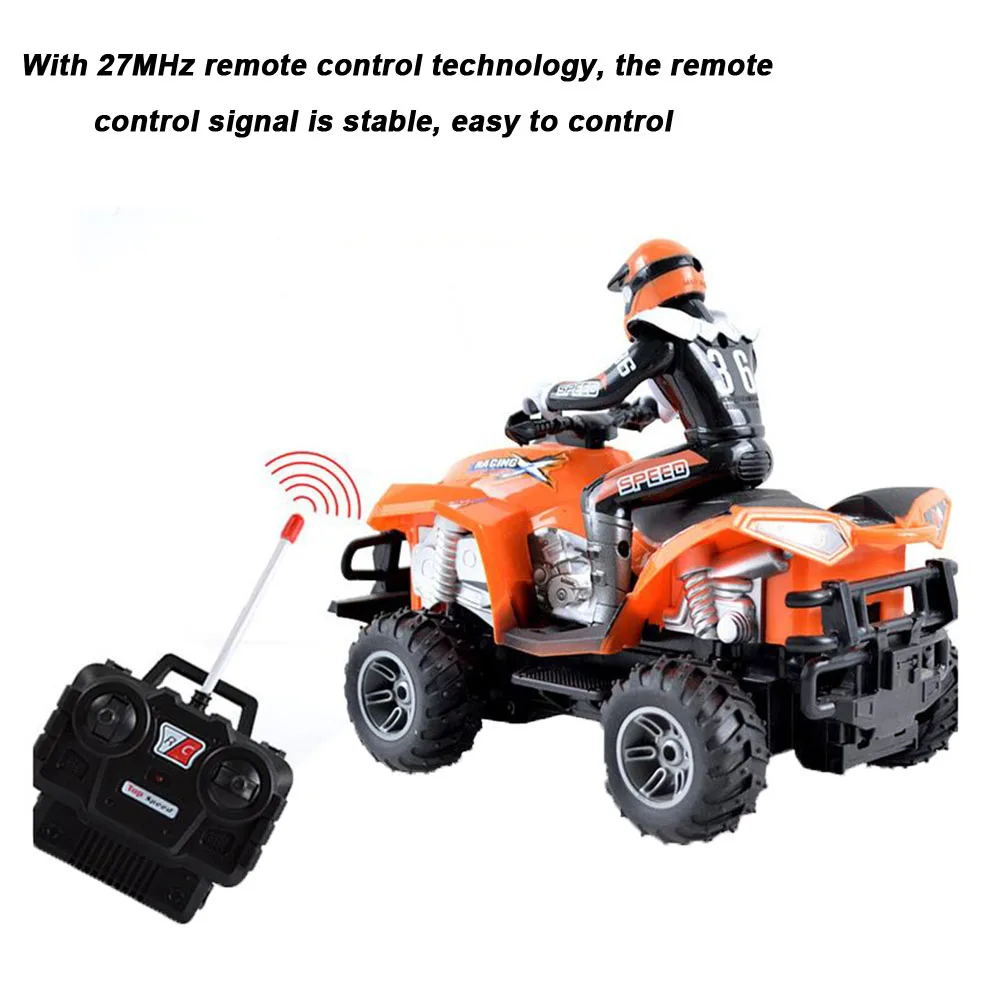 

Simulated Driving Model Anti Collision High Speed RC Motorcycle Electric Toy Rechargeable Gift Quad Bike Fun Boys Wear Resistant