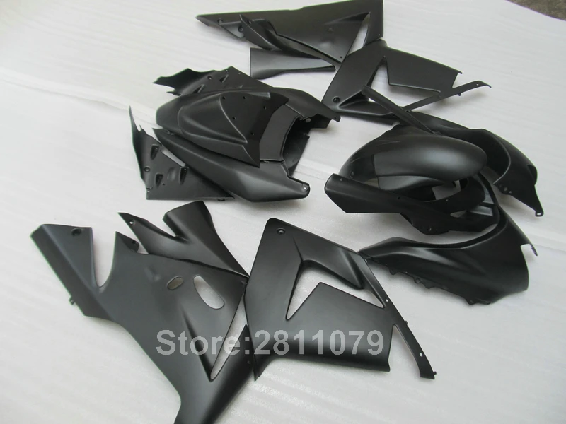 Aftermarket части тела обтекатель комплект для Kawasaki Ninja ZX10R 04 05 матовый черный Набор 2004