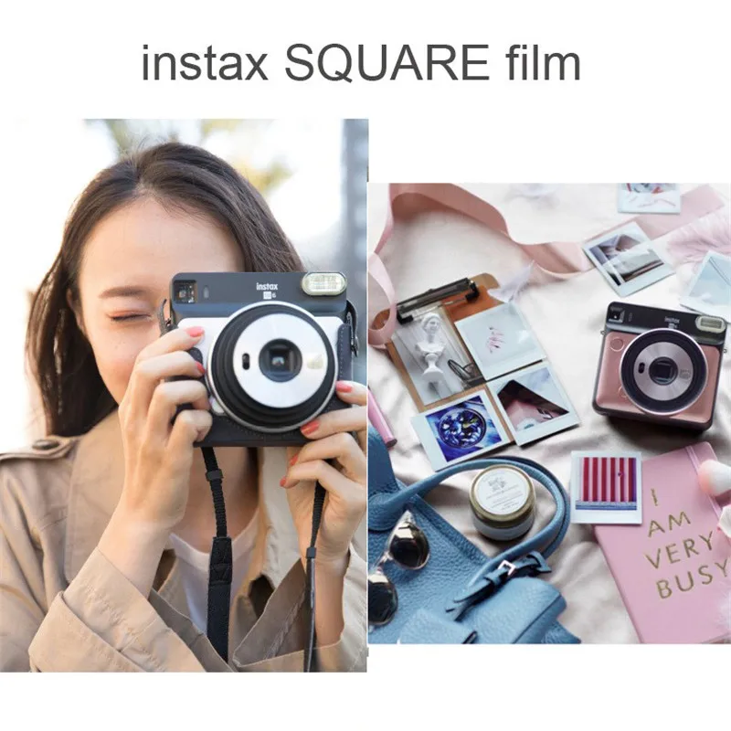 Fujifilm Instax пленка SQ6 камера для Polaroid мгновенная фото камера пленка для фото камеры в 3 цветах мгновенная фотокамера