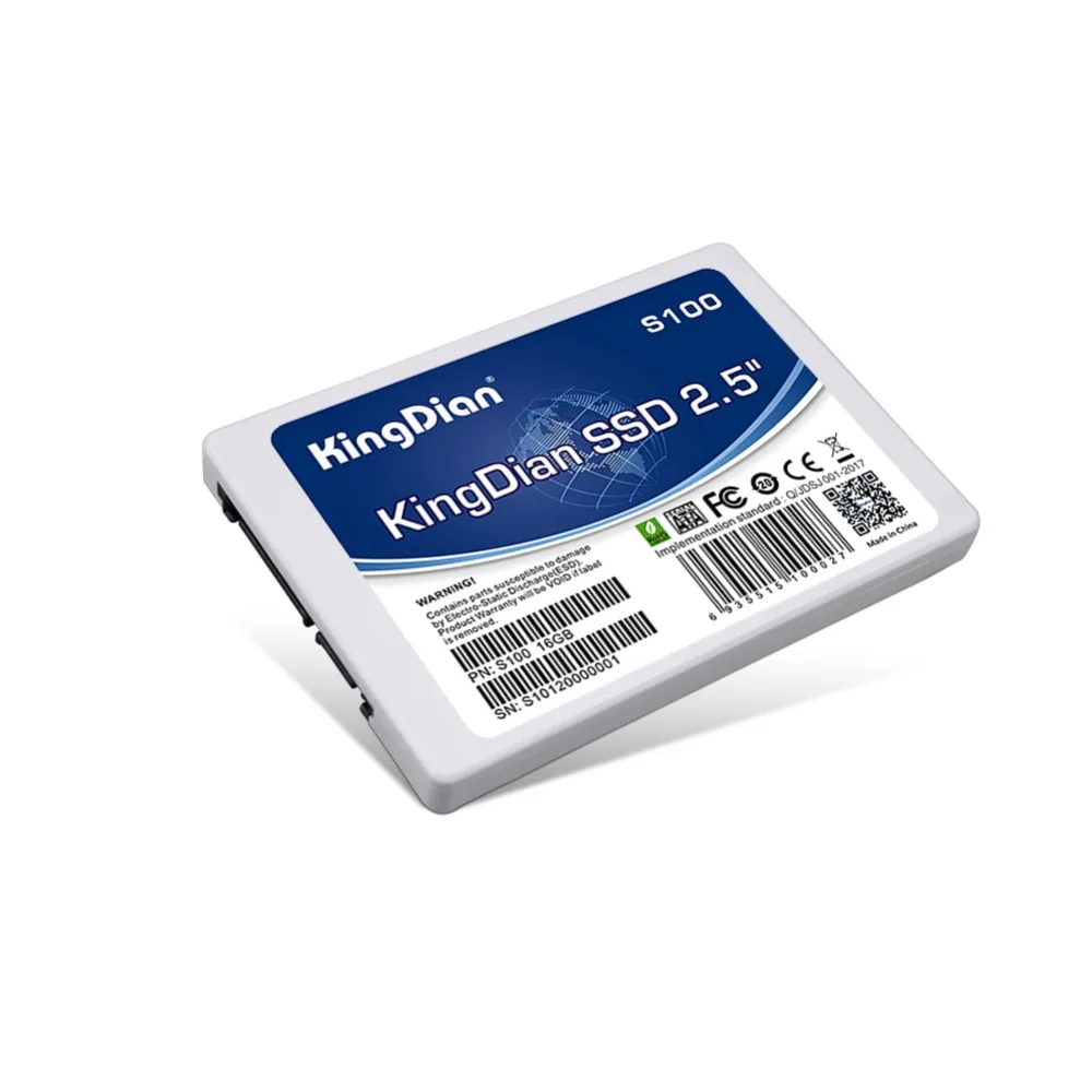 S100-16GB) KingDian SSD 16G жесткий диск 2,5 SATA2 для KKPOS тонкий Клинт ноутбук SSD 16GB