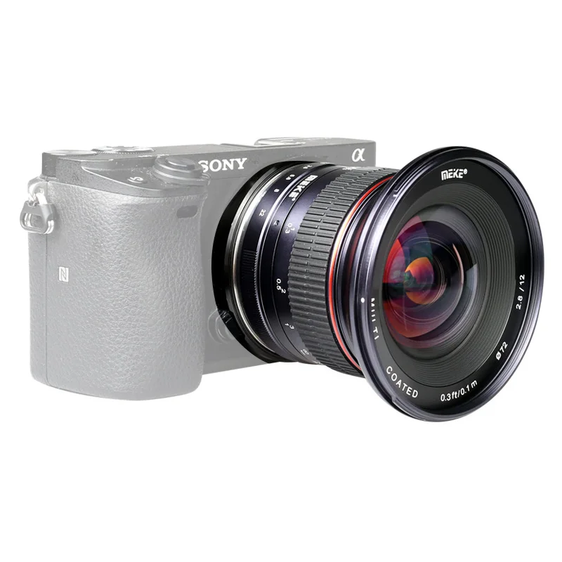 Meike 12 мм f/2,8 с ручными настройками для видеосъемки E-Mount DSLR камер для sony NEX-3 NEX-5 NEX-5N NEX-7 NEX-6 NEX-3N A3000 A7 a7ii A7R A6300 A6000 с APC-S