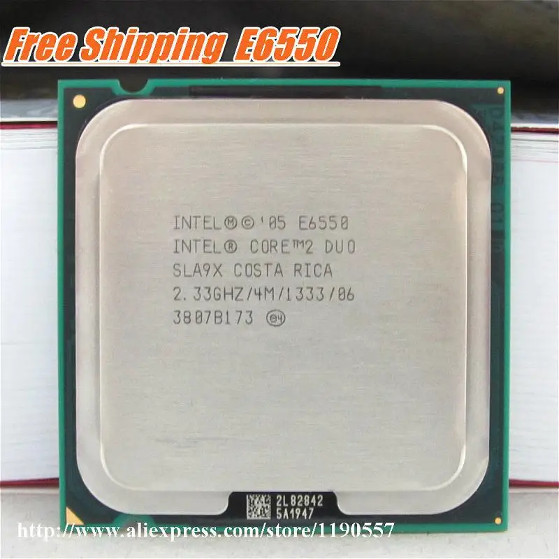 geluk Halve cirkel lancering Original Intel Core 2 Duo E6550 Processor(2.33GHz/ 4M /1333MHz)Desktop  LGA775 CPU|cpu pins|cpu voltagecpu intel duo core - AliExpress