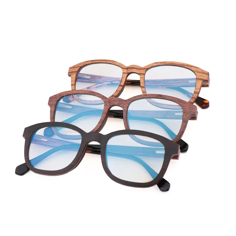 Анти-синие компьютерные очки деревянная оправа для мужчин и женщин деревянная оптическая оправа ручной работы высокое качество