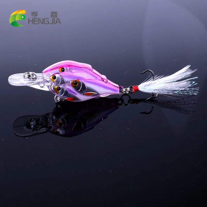 Hengjia-1pc-group-Multiple-Bionic-Fish-lure-6-5CM-6G-isca-artificial-2017-3D-Eyes-Crankbait (2)