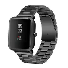 Браслет из нержавеющей стали часы ремешок для Xiaomi Amazfit Bip Молодежные часы 80306