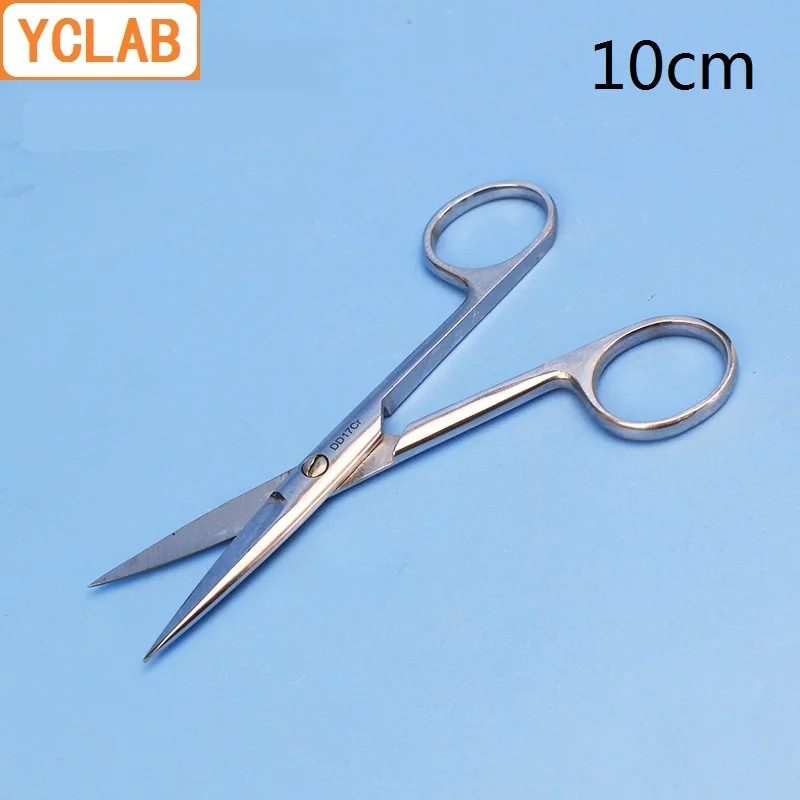 

YCLAB 10cm Straight Scissors Stainless Steel Medical Laboratory