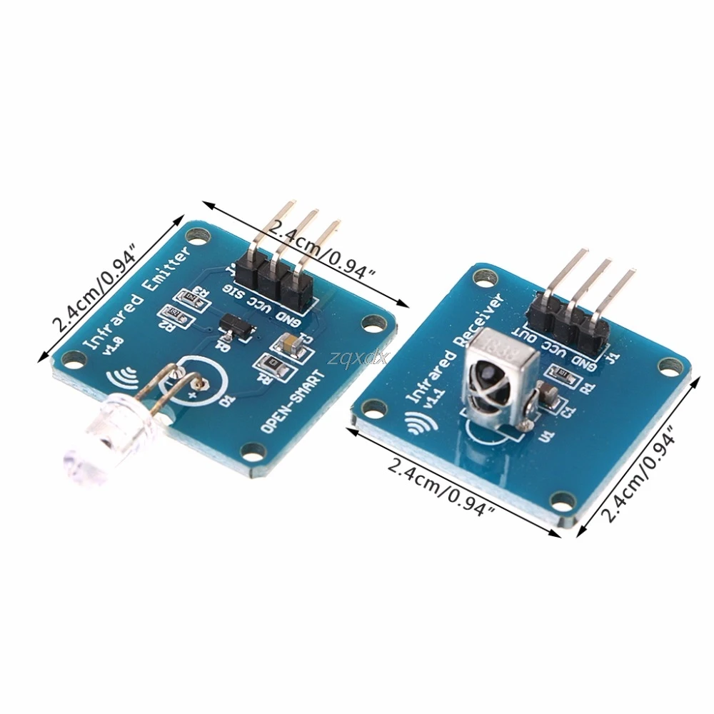 NE555 Infrared Transmitter+IR Receiver With 38KHz Carrier IR Transceiver Module Active Components Sensors Whosale&Dropship