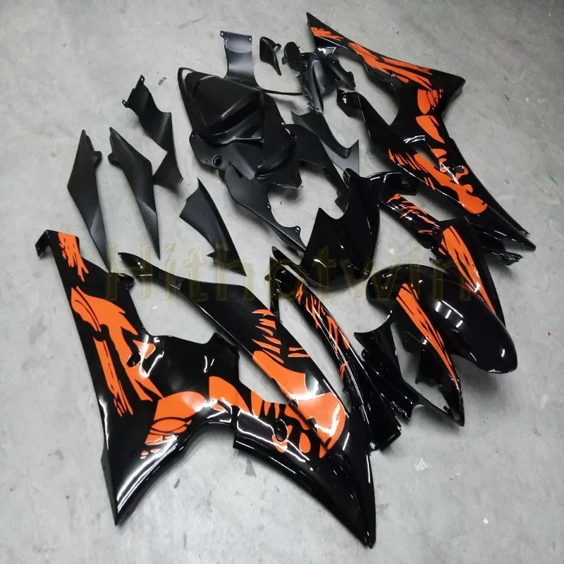Пользовательские мотоцикла хомут для Yamaha YZF-R6 2008 2009 2010 2011 2012 2013 ABS обтекатель+ винты синий и красный цвета