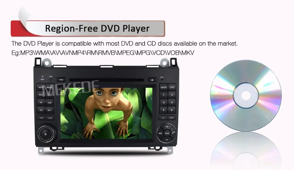 Perfect Free shipping! 1080P Car dvd player radio for Mercedes Benz B200 A B Class W169 W245 Viano Vito W639 Sprinter W906 GPS Navi RDS 31