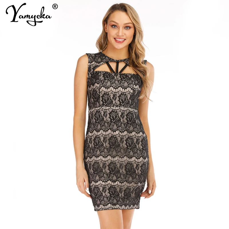 

Sexy Black summer women Lace dress bodycon vintage elegant club Office work off shoulder midi Beach party dresses vestidos 2019