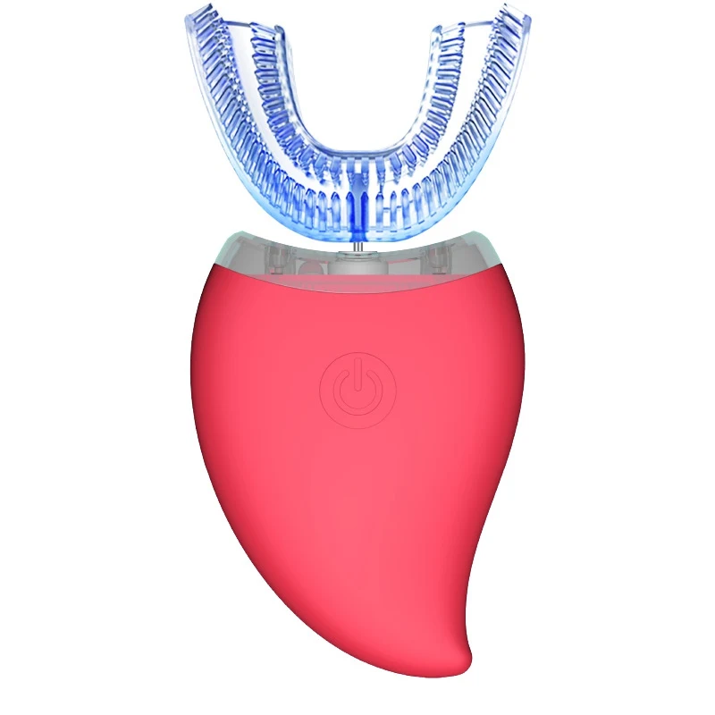 Новая зубная щетка полностью автоматическая Водонепроницаемая u-образная зубная щетка отбеливающая Очищающая зубная щетка