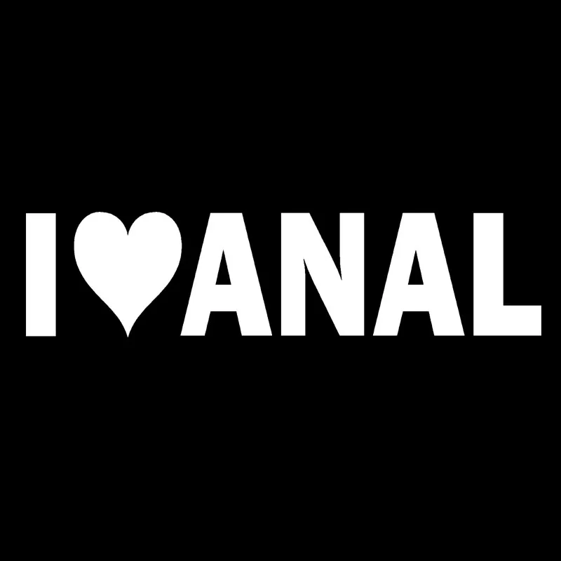 2018 горячая Распродажа Виниловая наклейка с надписью I Love анальный Забавный гей