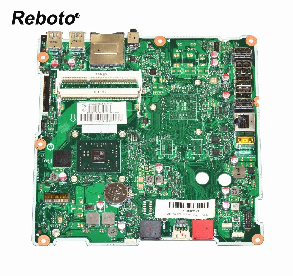 Reboto For Lenovo 300-22ACL AIO Motherboard With AMD A4-7210 1.8GHz CPU FRU 00UW123 MainBoard 100% Tested Fast Ship