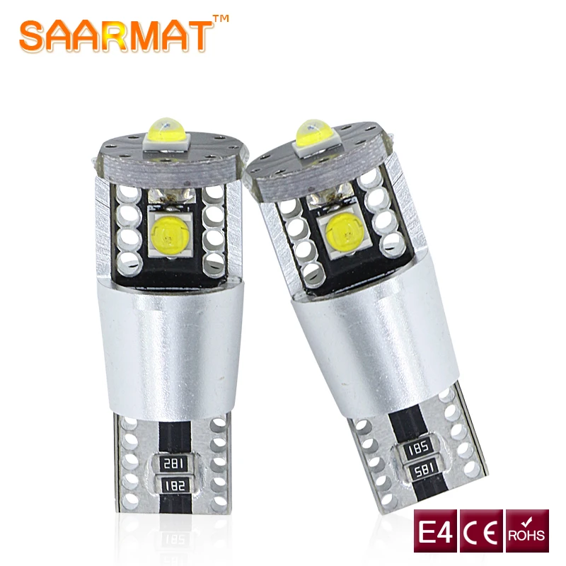 

2x Led T10 Clearance lights W5W 194 Indoor bulbs Canbus car light 168 192 reading Lights 12V car styling lights