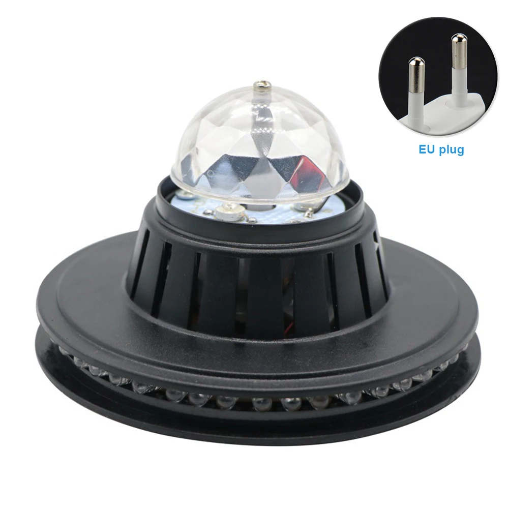 

Stage Light Voice Control Club LED Ball Party Mini UFO Bar Lamp Dancing Rotating Multicolor Magic DJ Disco