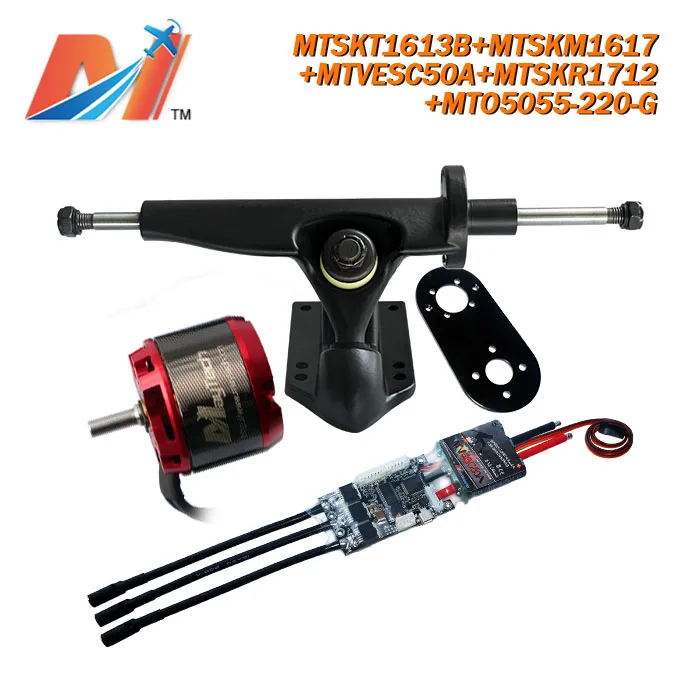 

Maytech jet surf motor eletrico 5055 220kv and electric longboard diy SuperESc Based on vesc and mount with truck