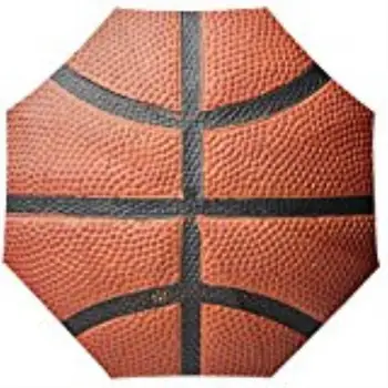 

Basketball Unique Design Custom Foldable Rain Umbrella Wind Resistant Windproof Floding Travel Umbrella