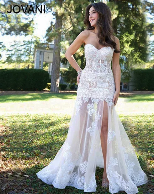 New Style Vestido De Festa Robe Soiree 2018 Fashion Y New Style Vestido De Festa Robe Soiree 2018 Fashion Y Sweetheart Lace Liques Open Leg Custom Prom Bridesmaid Dresses In From