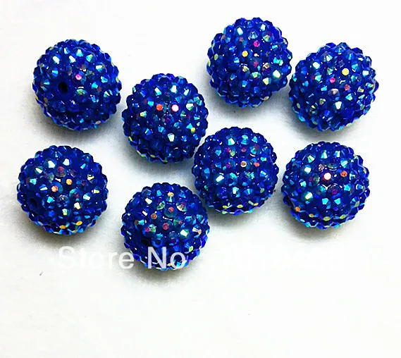 100 шт. крупные бусины из смолы 20 мм|chunky beads|rhinestone beadsball beads |