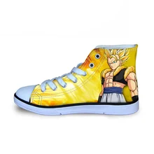 THIKIN/Вулканизированная обувь с драконом и шариками, женские высокие кроссовки с Гоку, дышащие Спортивные Повседневные прогулочные туфли со шнуровкой для девочек