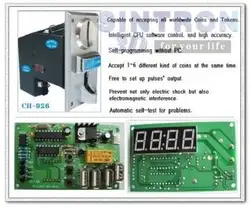 Многовариантный селектор монет CH-924 и USB контроль времени