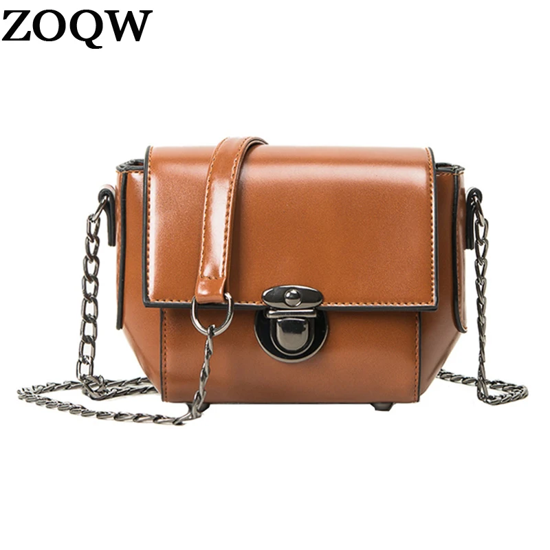 2018 Designer Leather Handbags Women Messenger Bags Chain Shoulder Bag Female Small HandBag Mini ...