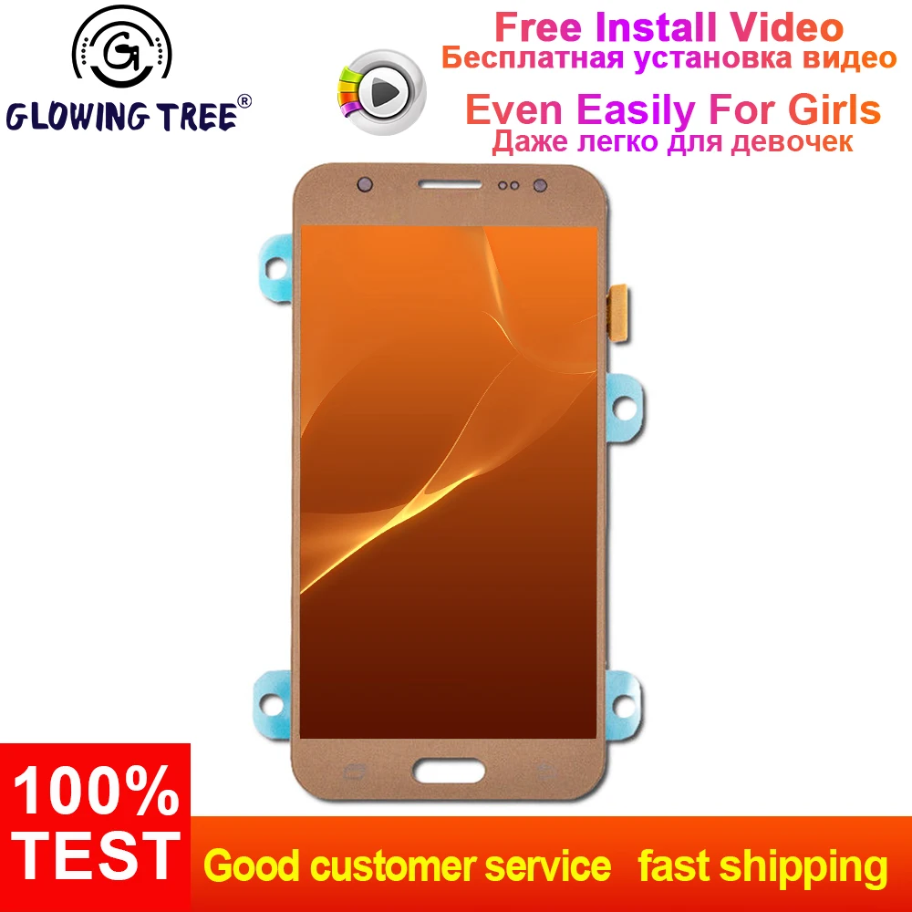 

Amoled For Samsung GALAXY J5 2015 J500 J500F lcd J500FN J500M J500H LCD Display Monitor + Touch Screen Assembly