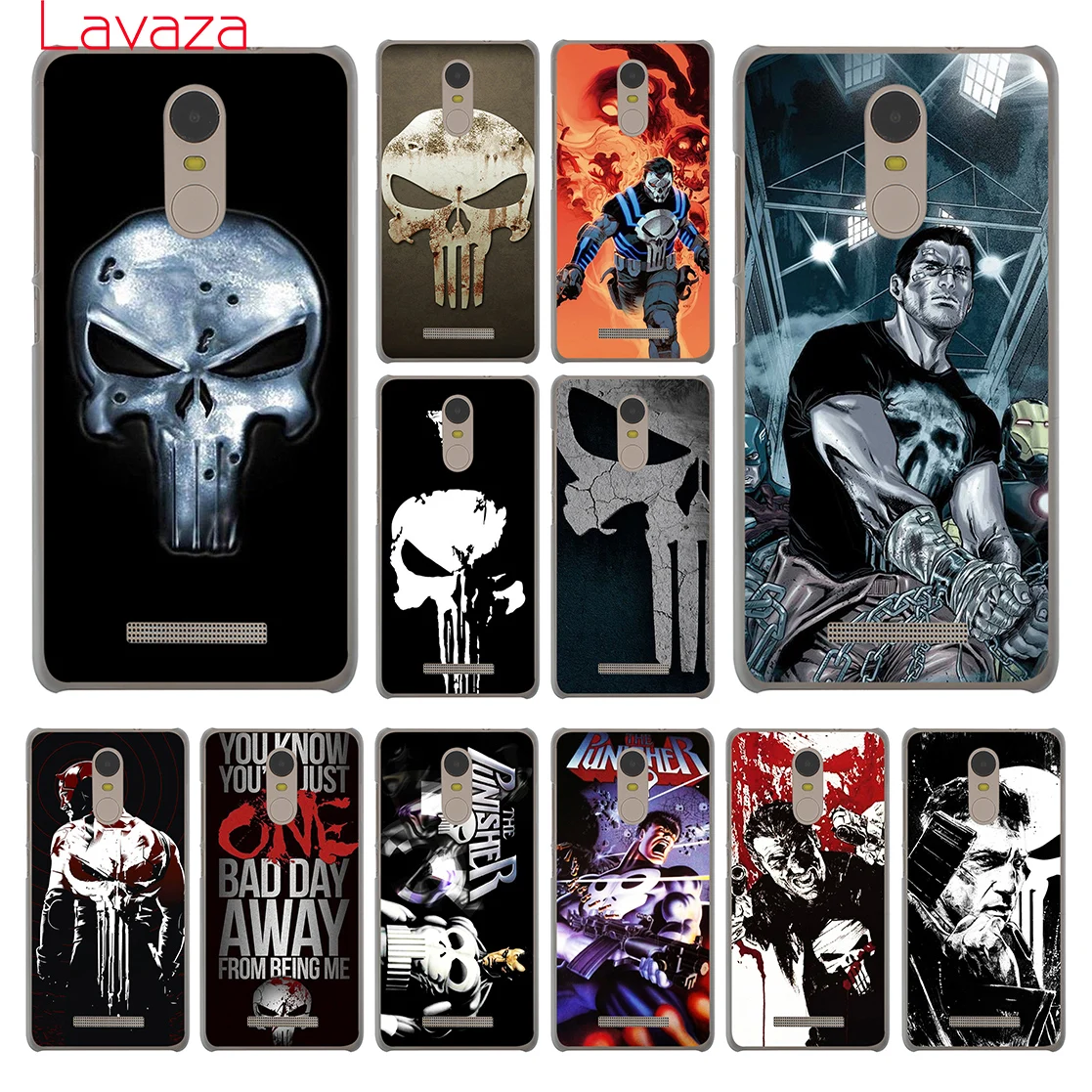 Твердый чехол для телефона Lavaza The Punisher Frank Castle Xiaomi Redmi 8A 7A 6A 5A K20 K30 Note 8 8T 7 5 6 Pro |