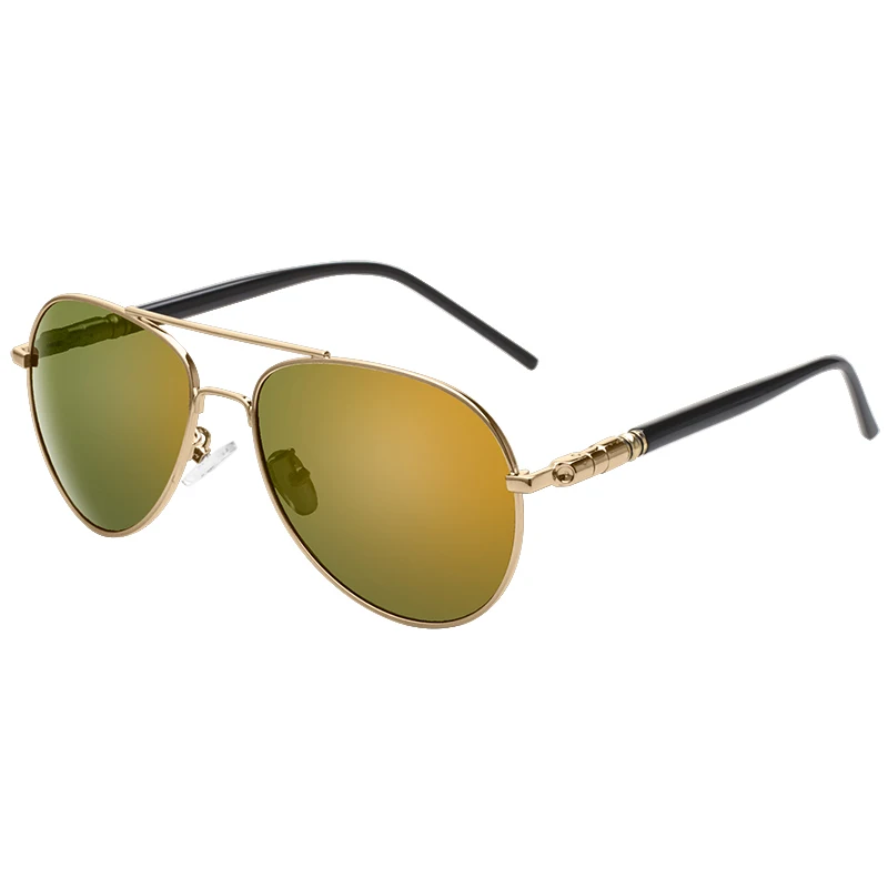 JULI Polaroid, солнцезащитные очки, мужские, поляризационные, для вождения, солнцезащитные очки, мужские, s, брендовые, дизайнерские, модные, Oculos, покрытие, солнцезащитные очки, JL1005 - Цвет линз: NO6 gold gold