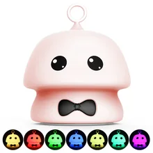 Premium 7 Colors Mushroom LED USB Children Animal Night Light Silicone Soft Cartoon Baby Nursery Lamp Breathing LED Night Light Premium 7 Colors Mushroom LED USB Children Animal Night Light Silicone Soft Cartoon Baby Nursery Lamp Breathing LED Night Light