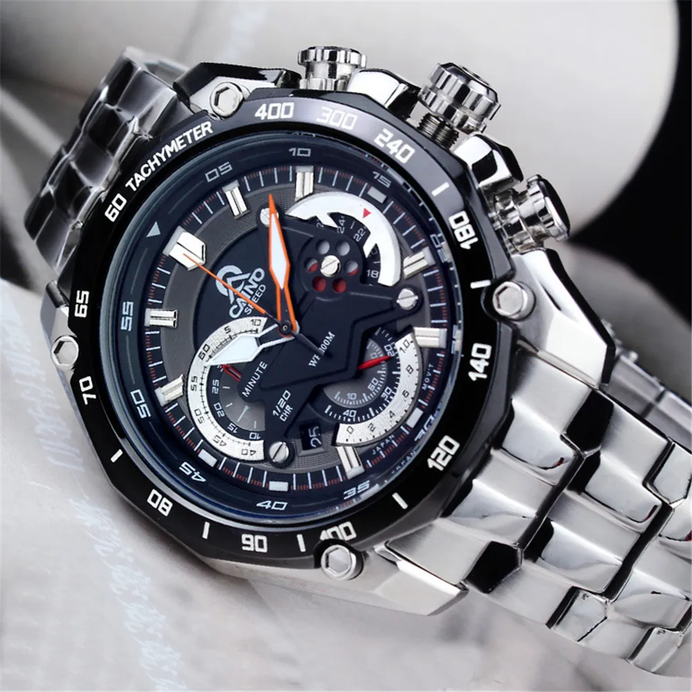 CAINO TOP Luxury Brand Watches Men Sport Wristwatch Casual Men s Multi Function Calendar Luminous Quartz
