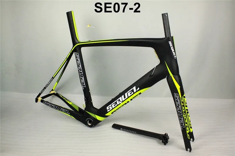 Excellent 2019 Seuqel DCRF07 carbon bike road frame T800 BB30/BSA OEM color carbon bicycle frame for high people 23 Excellent 2019 Seuqel DCRF07 carbon bike road frame T800 BB30/BSA OEM color carbon bicycle frame for high people 23