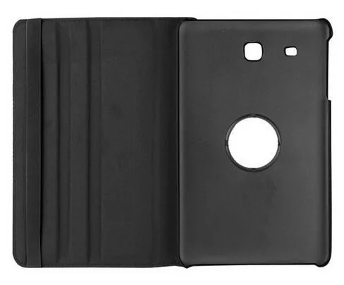 -New-360-Rotation-Stand-PU-Leather-Flip-Tablet-Case-And-tempered-glass-filmFor-Samsung-tab