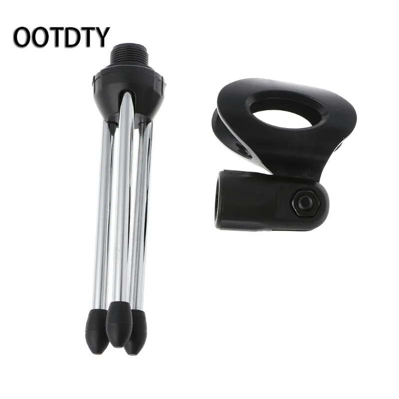 

OOTDTY Holder Stand Tripod Portable Folding Adjustable Desktop Handheld Mic Microphone Clip A-1