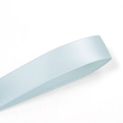 Elegant Blue Double Face Satin Ribbon - 100 Yards for Party & Wedding Decorations, Crafts, and Handmade Roses