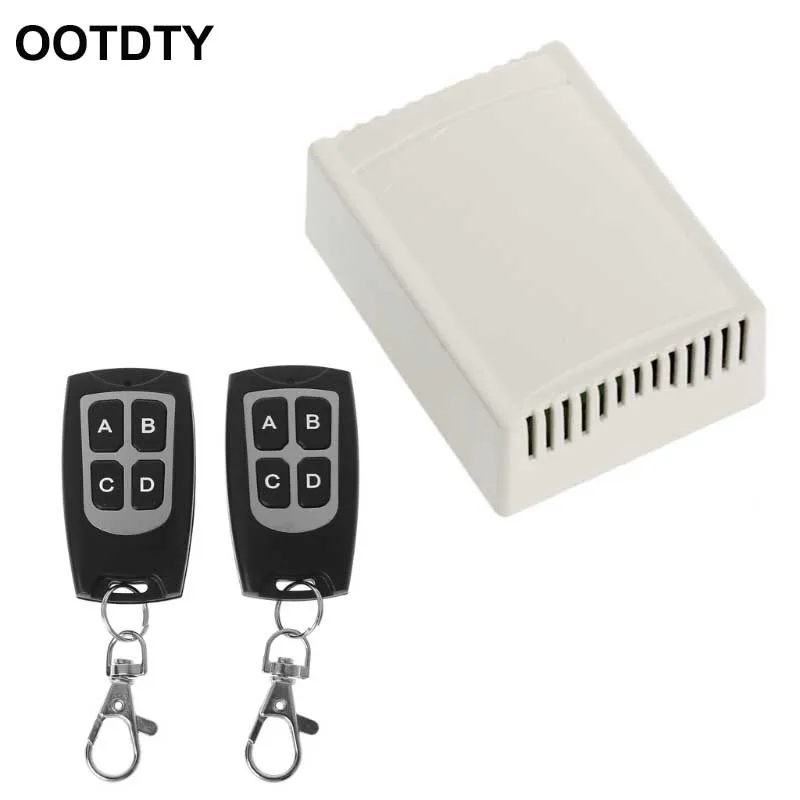 

Wireless Remote Control DC 12V 4CH 315MHz Relay Switch 2 Transceiver + Receiver