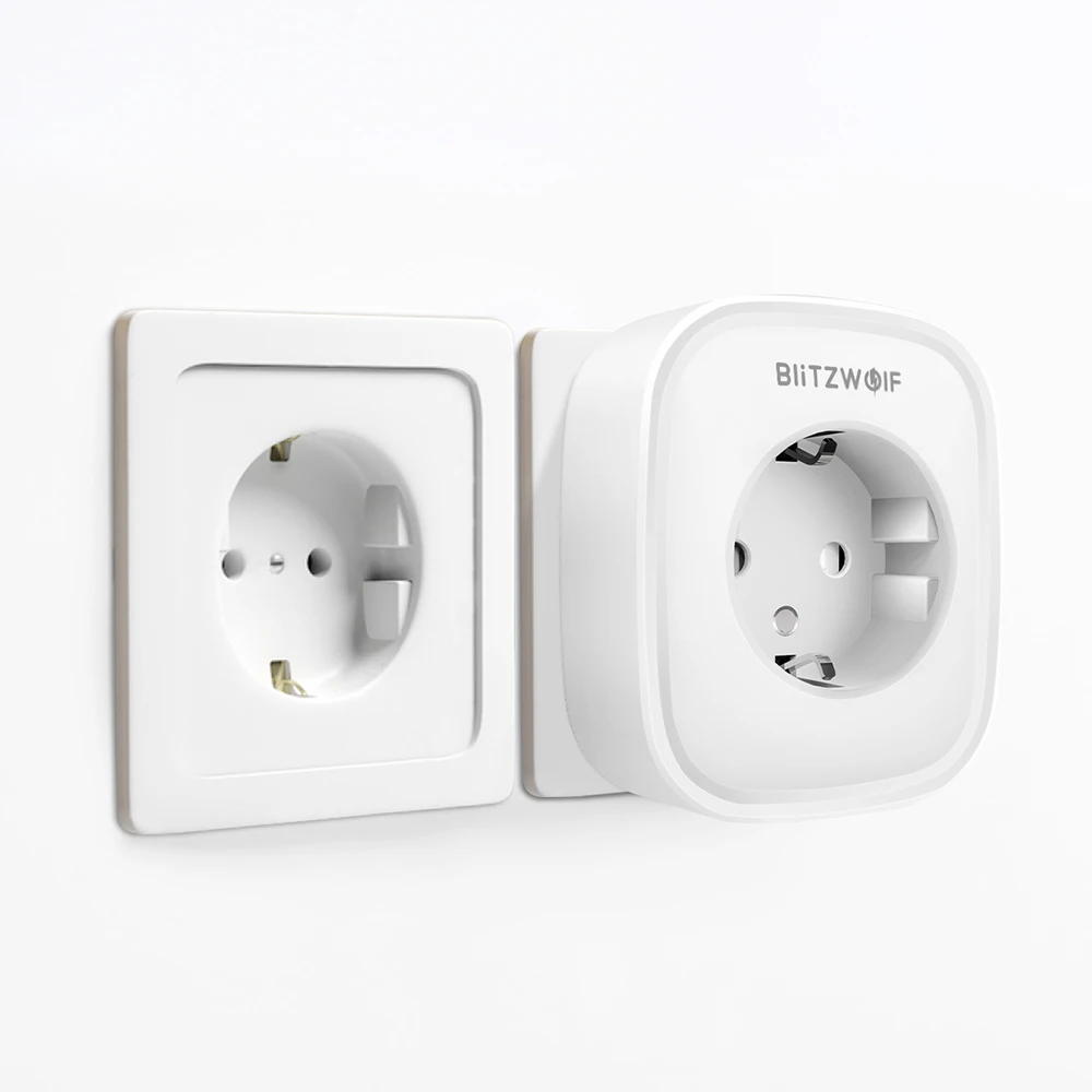 Умная розетка BlitzWolf с поддержкой Wi Fi и двумя USB портами на 2 1 А|Умные розетки| |